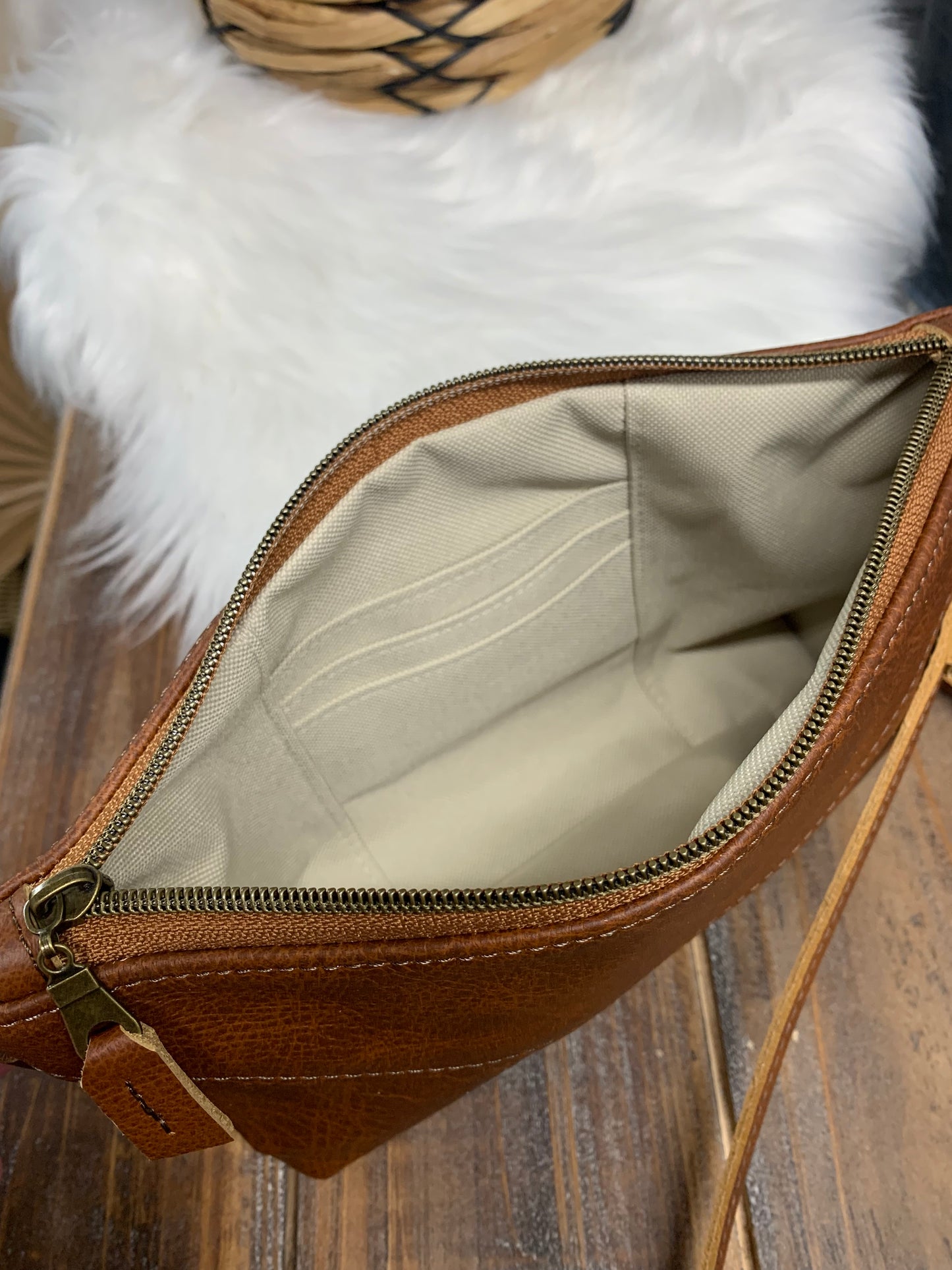 Ruby crossbody bag Spice brown Italian leather