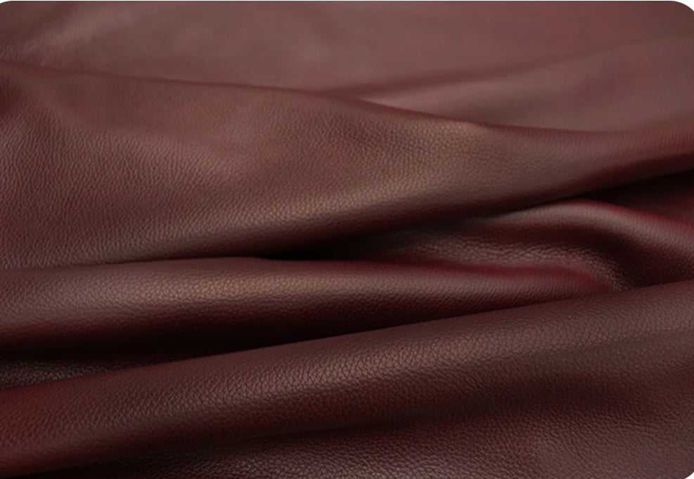 Jasper Bucket bag, Burgundy leather