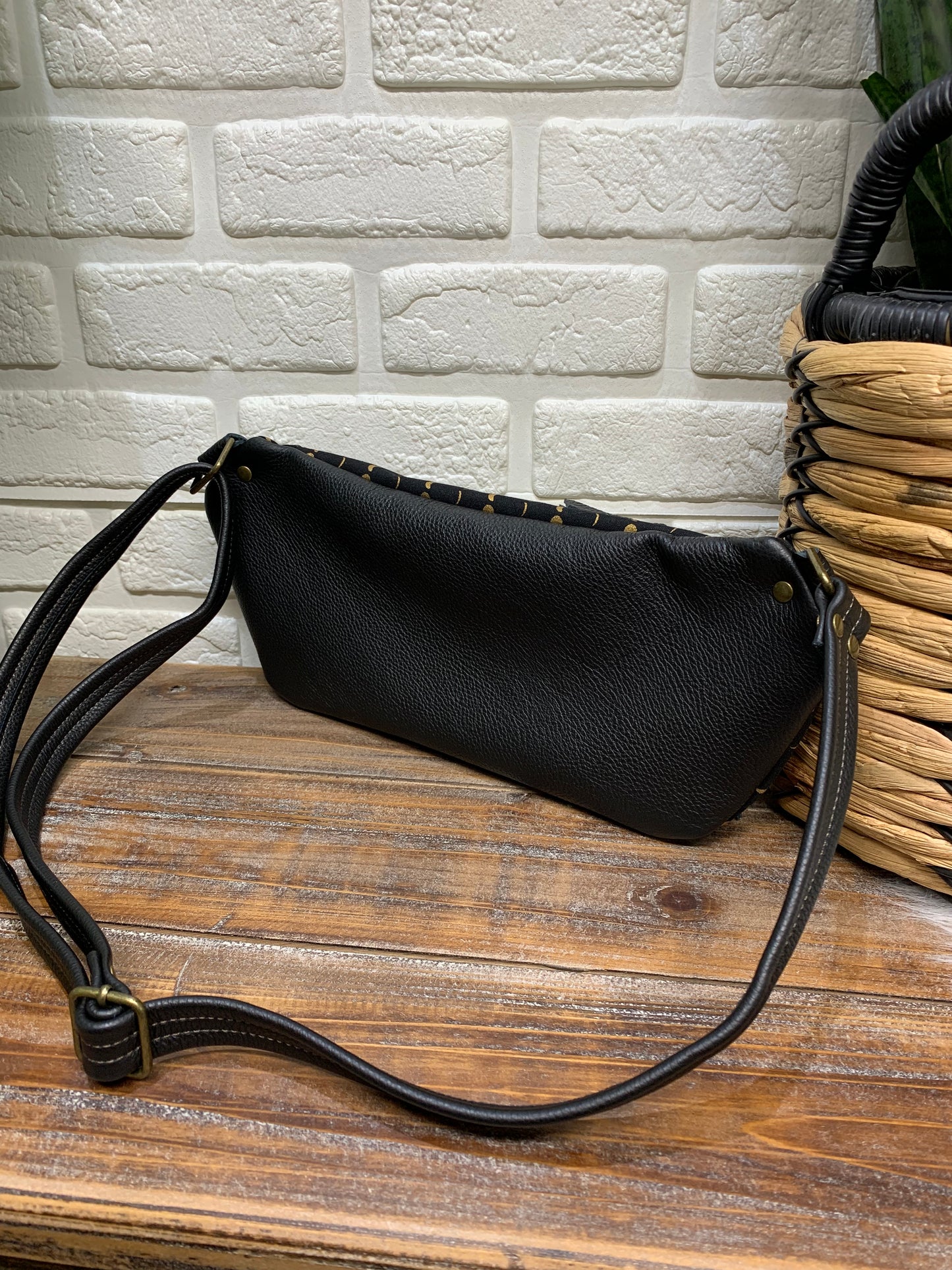 Jade Sling bag Solstice and leather crossbody, Fanny pack