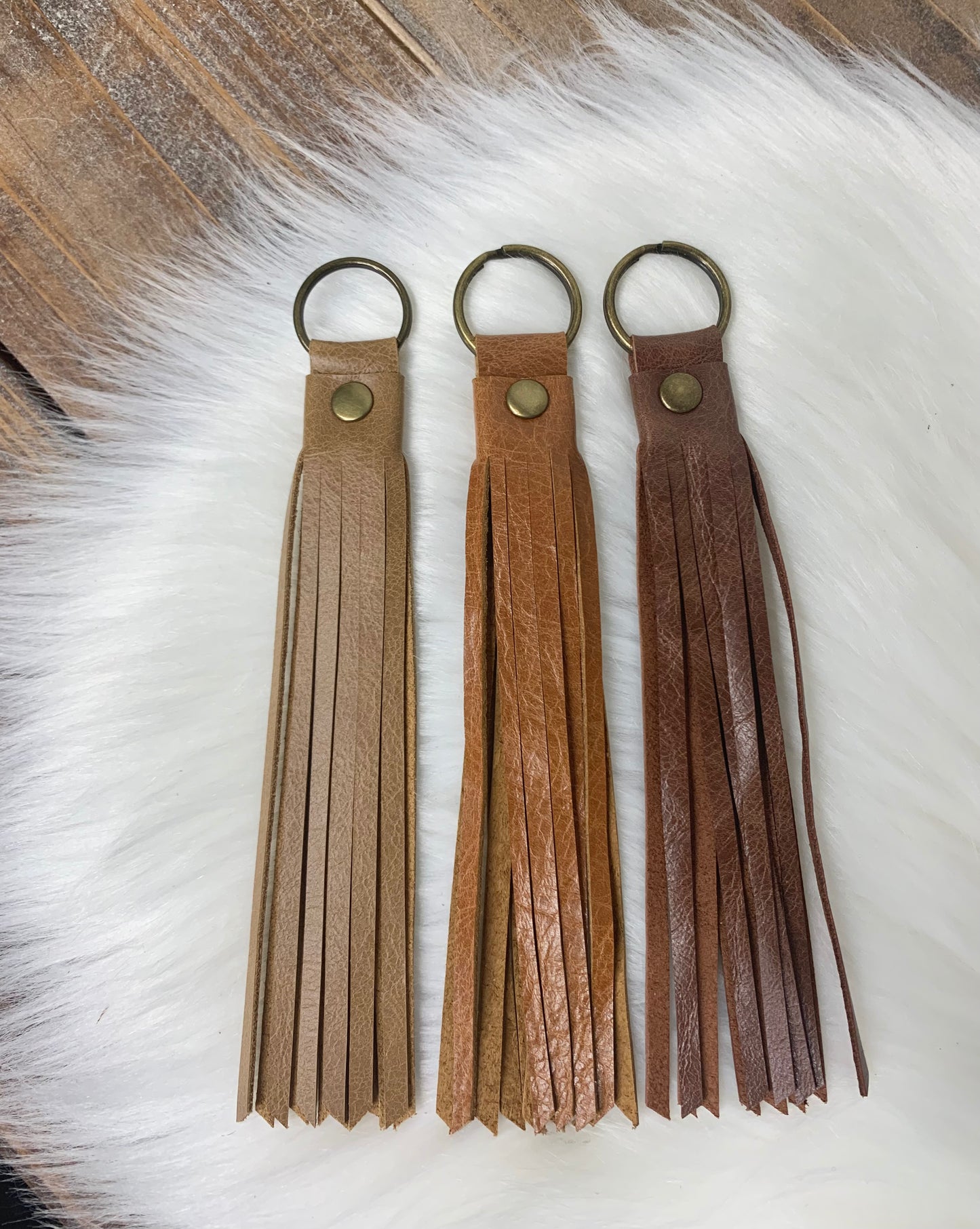 Leather purse tassels hot sale