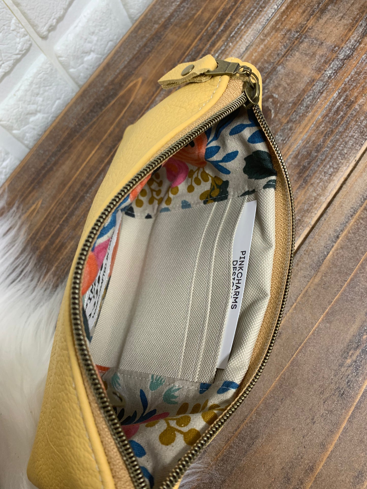 Western Sun leather clutch wristlet with card slots